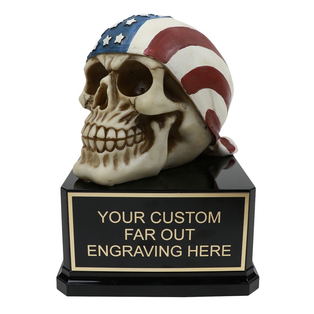 American Flag Skull Award 