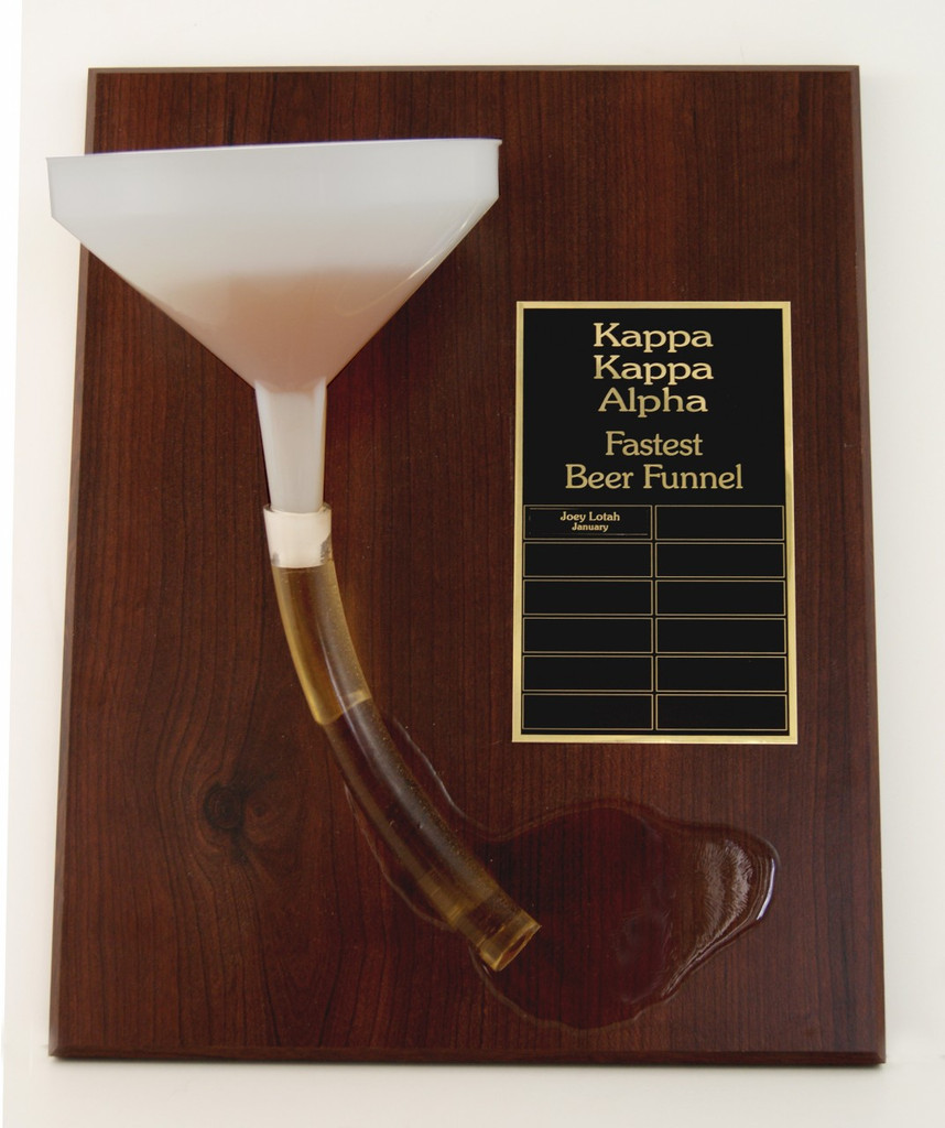 Beer Funnel Award Plaque