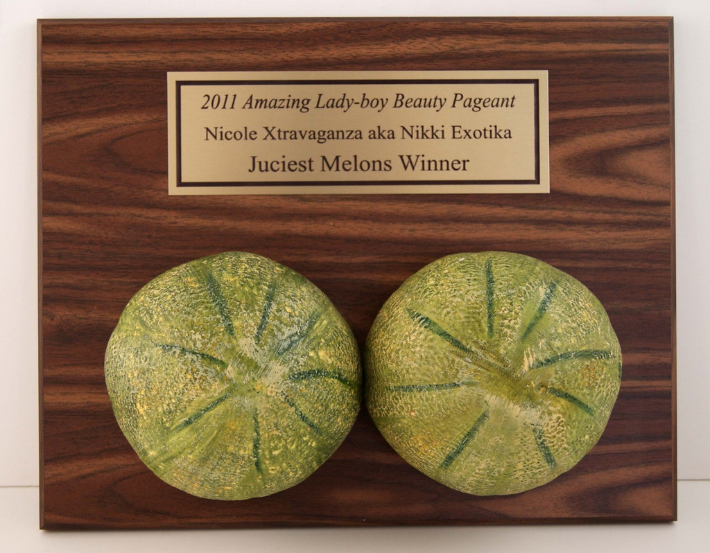 Melons Award Plaque