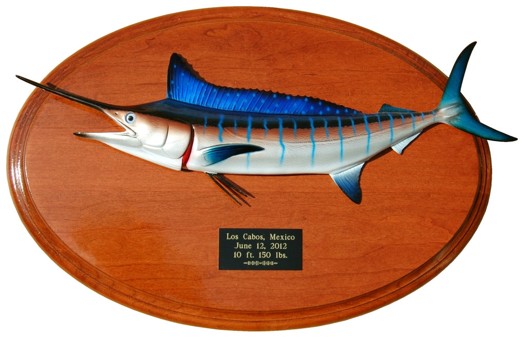 Striped Marlin Trophy Fishing Plaque