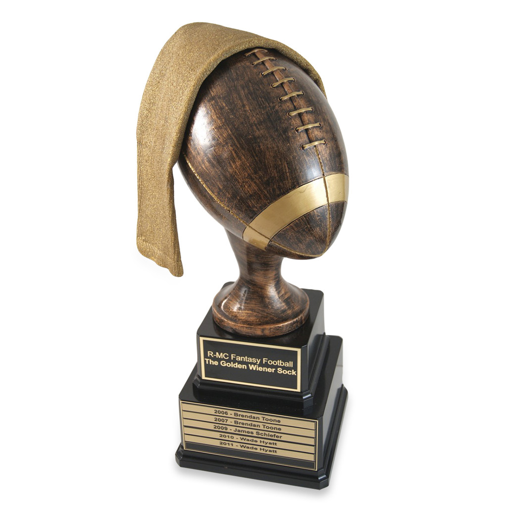 Perpetual Football with Gold Sock Trophy