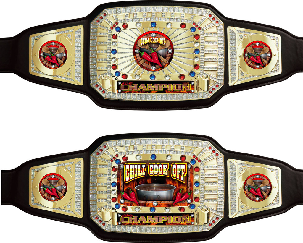 Chili Cookoff Championship Belt - Far Out Awards