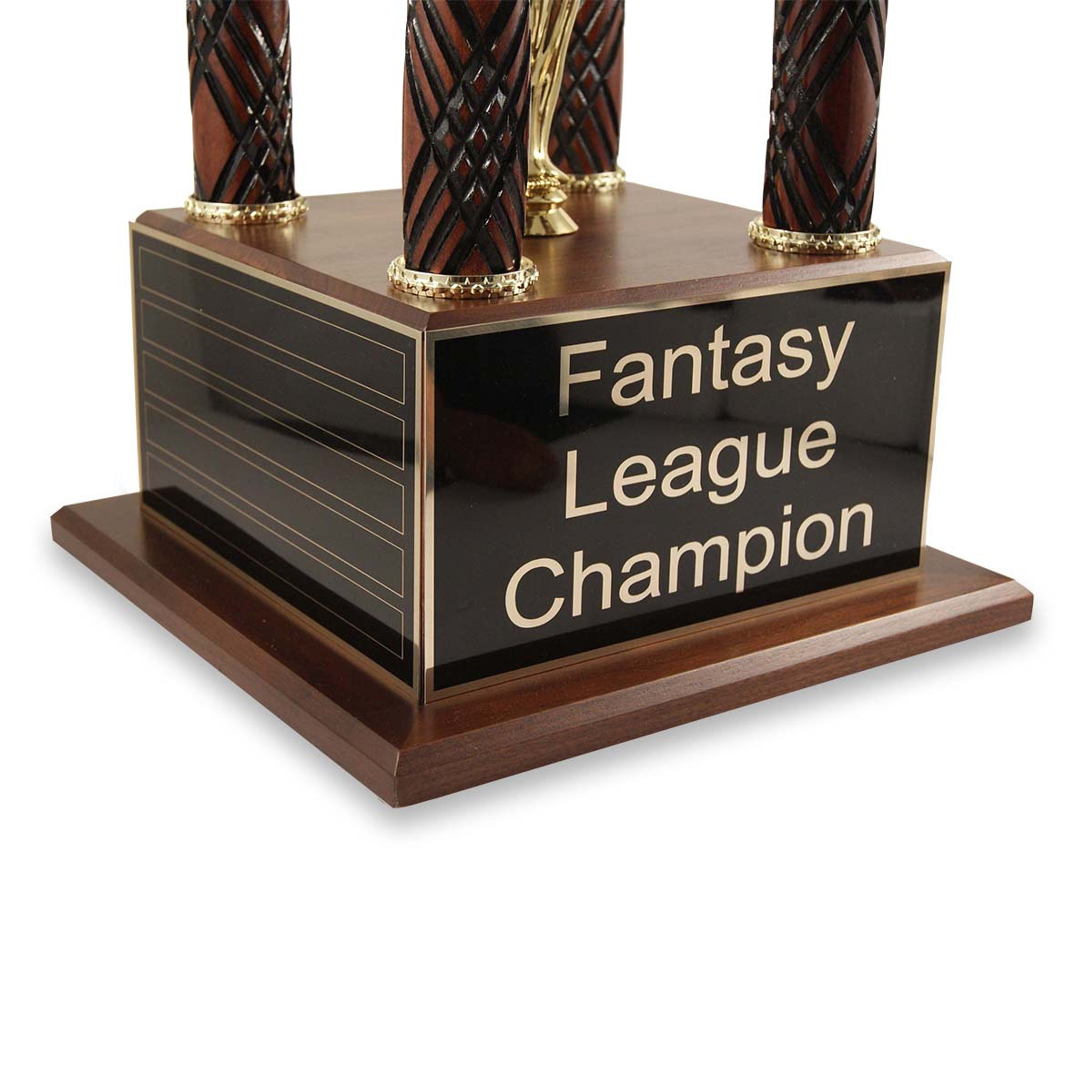 Golden Football Prestige Fantasy Football Trophy - Far Out Awards
