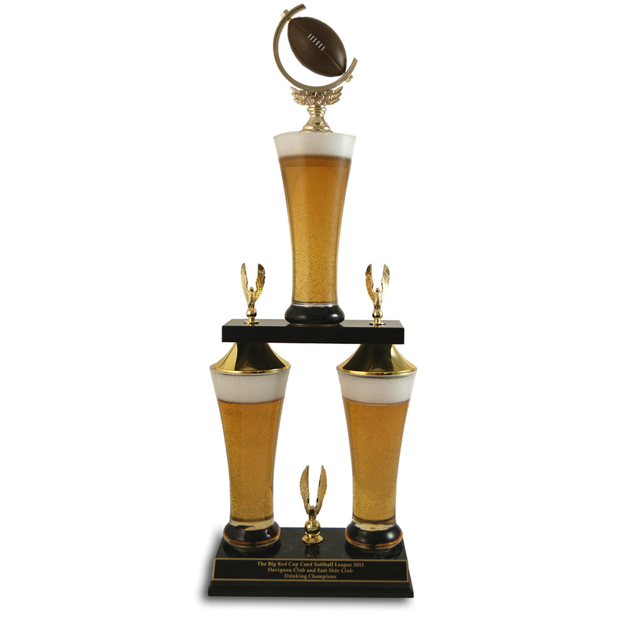 15 Perpetual Fantasy Football Trophy - Gold Cup – Fantasy Champs