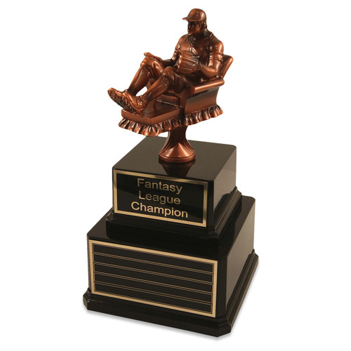 Perpetual Fantasy Basketball Man Trophy - Far Out Awards