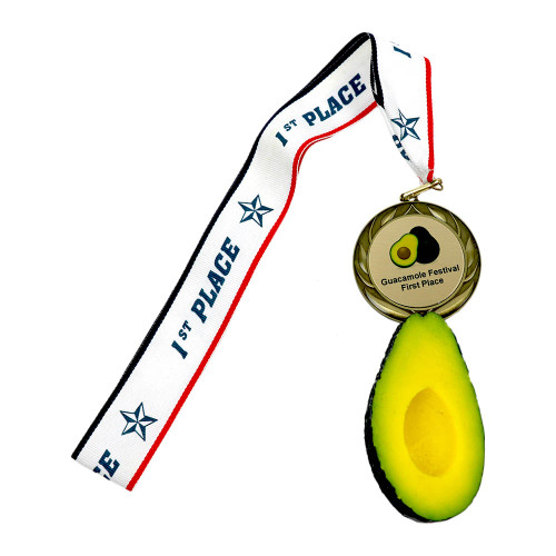 Avocado Medal with Personalized Engraving