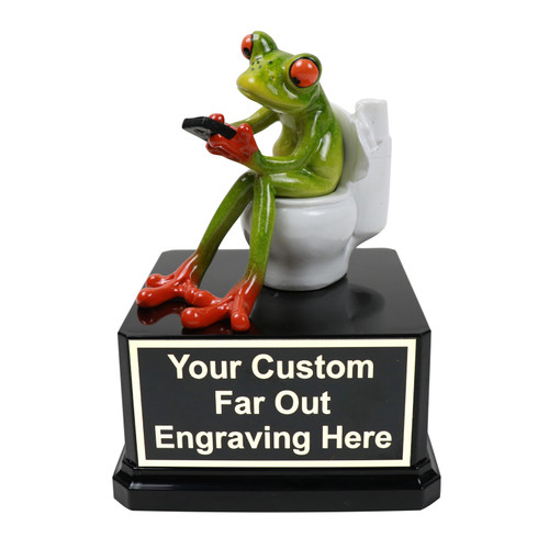 Golden Toilet Trophy Far Out Awards