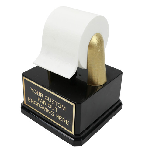 Golden Toilet Trophy Far Out Awards