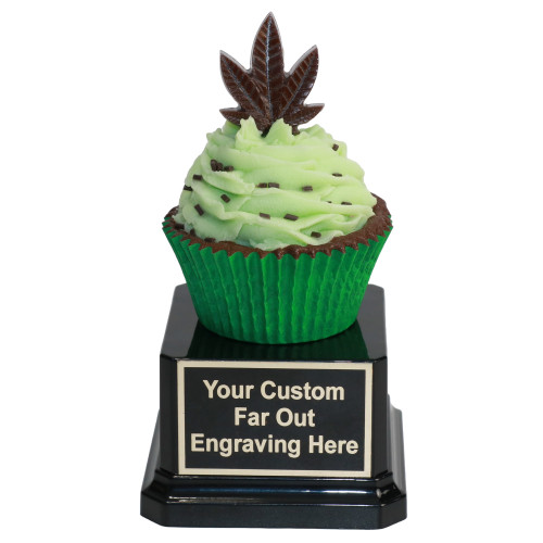 Cannabis Cupcake Trophy 
