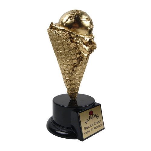 Golden Ice Cream Cone Trophy