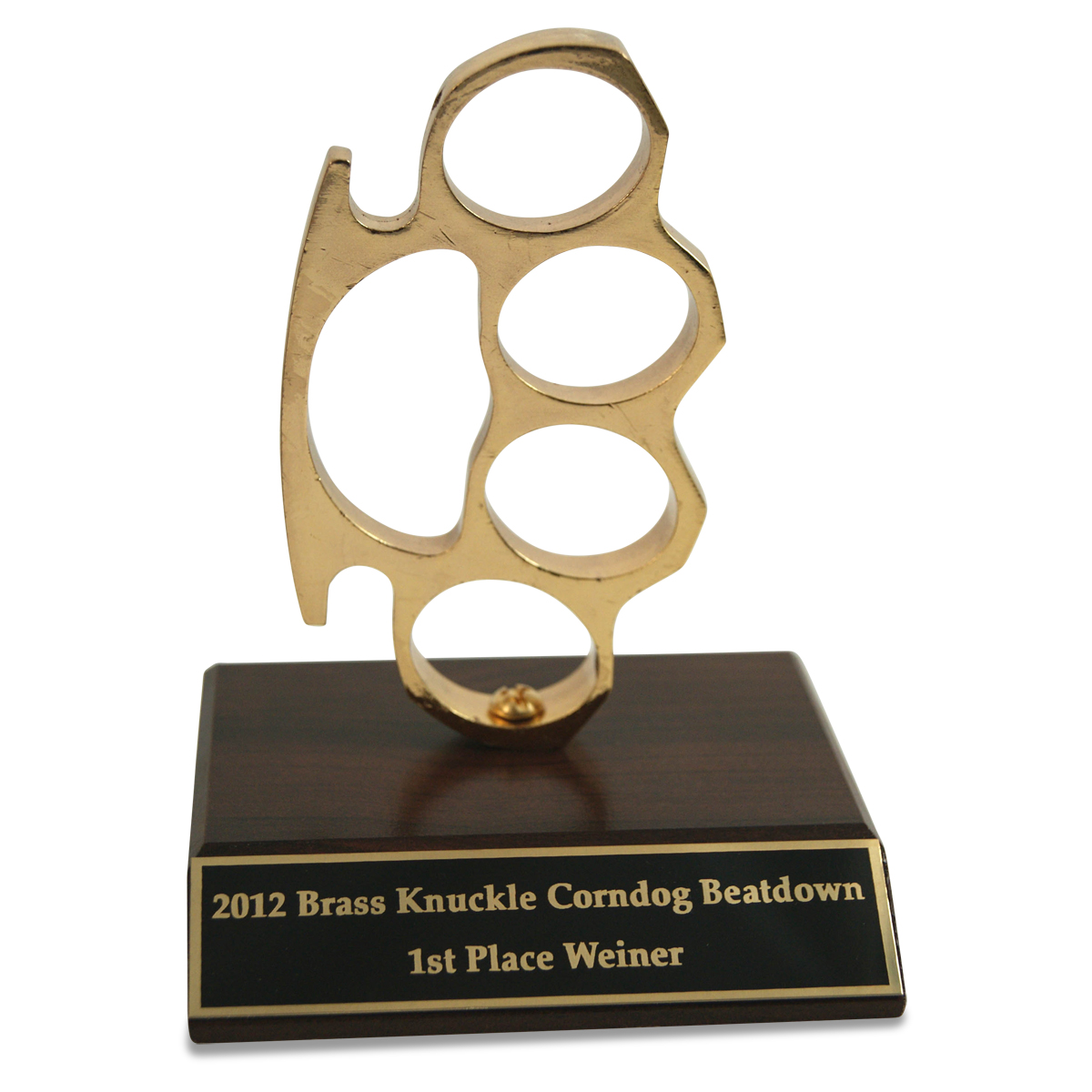 Brass Knuckles Trophy - Far Out Awards