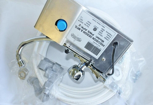 Add a pump kit to your water distiller to deliver the distiller water to your kitchen sink.
Pump Kits contain: 1 - water pump; 1 - Chrome Pantry Faucet; 25 ft of Feed Line and
all the fittings required. You can also tie into this line and deliver the distilled water to
your fridge, ice maker, humidifier or anywhere else in your home. (Extra Fittings
required) Please note: When pumping to several locations we recommend the aid of
an Accumulator Tank: this will increase the life of the pump.