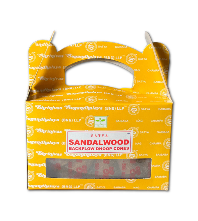 Satya Sandalwood Backflow Incense Cones