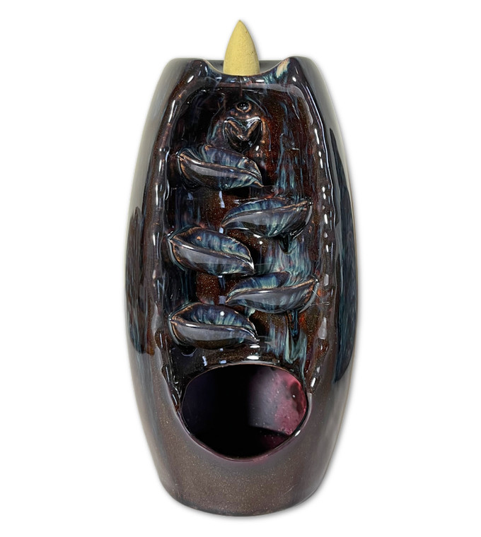 Waterfall Backflow Burner Brown/Blue