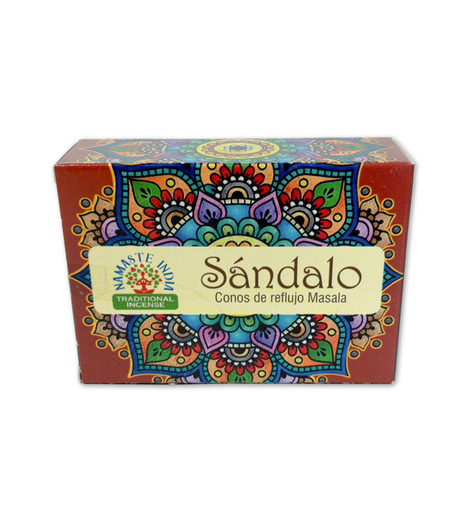  Sandalwood Backflow Cones - Namaste