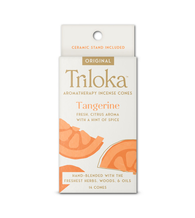 Tangerine Triloka  Premium Incense Cones
