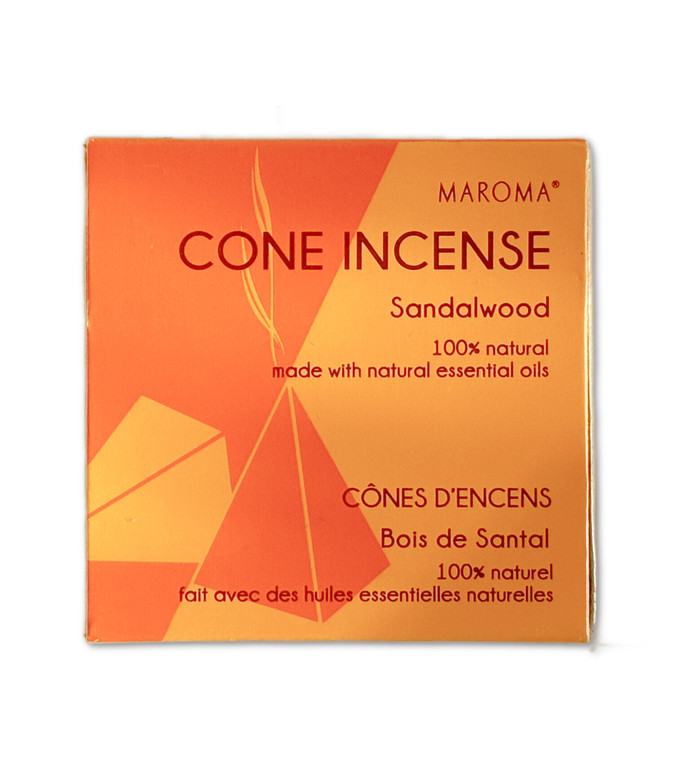 Sandalwood Maroma Incense Cones