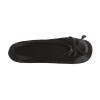 Isotoner Women’s Satin Ballerina Slippers Black