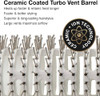 Ceramic Coated Turbo Vent Barrel
