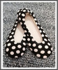 RIW Indoor Tee Shoes Black Shoes with White Dot