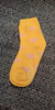 RIW Cosy Sock Yellow with Pink Heart