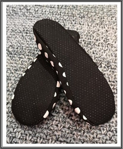 RIW Indoor Tee Shoes Black Shoes with White Dot