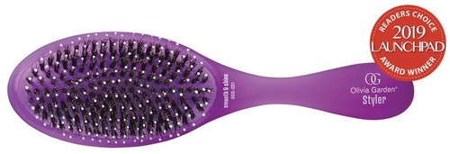 Olivia Garden Styler Brush (Smooth & Shine) Purple