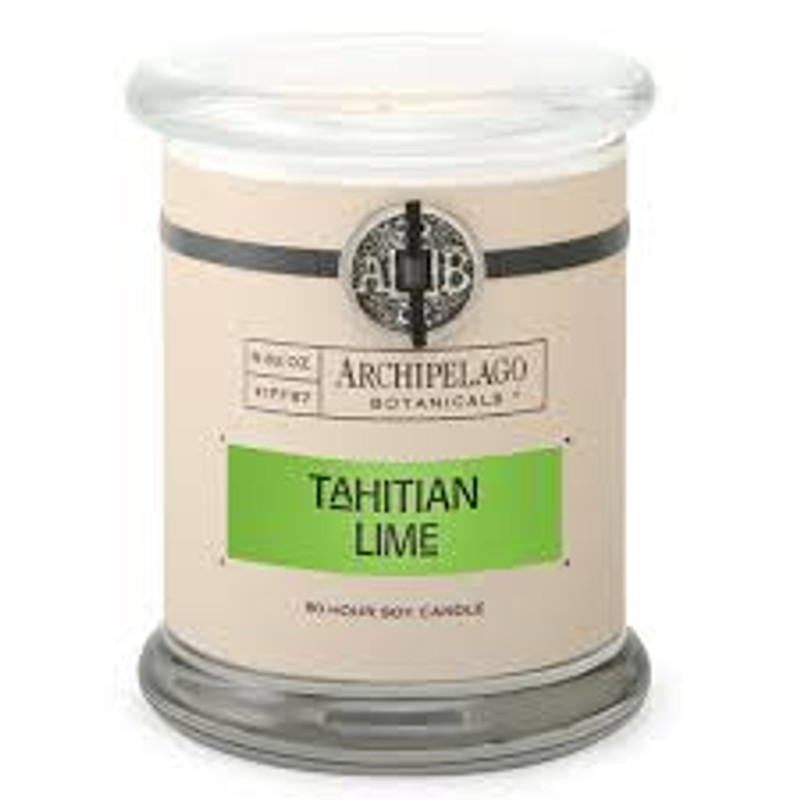 Archipelago Tahitian Lime Glass Jar Candle