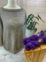 Intertwined sweater yarn packs - yak silk