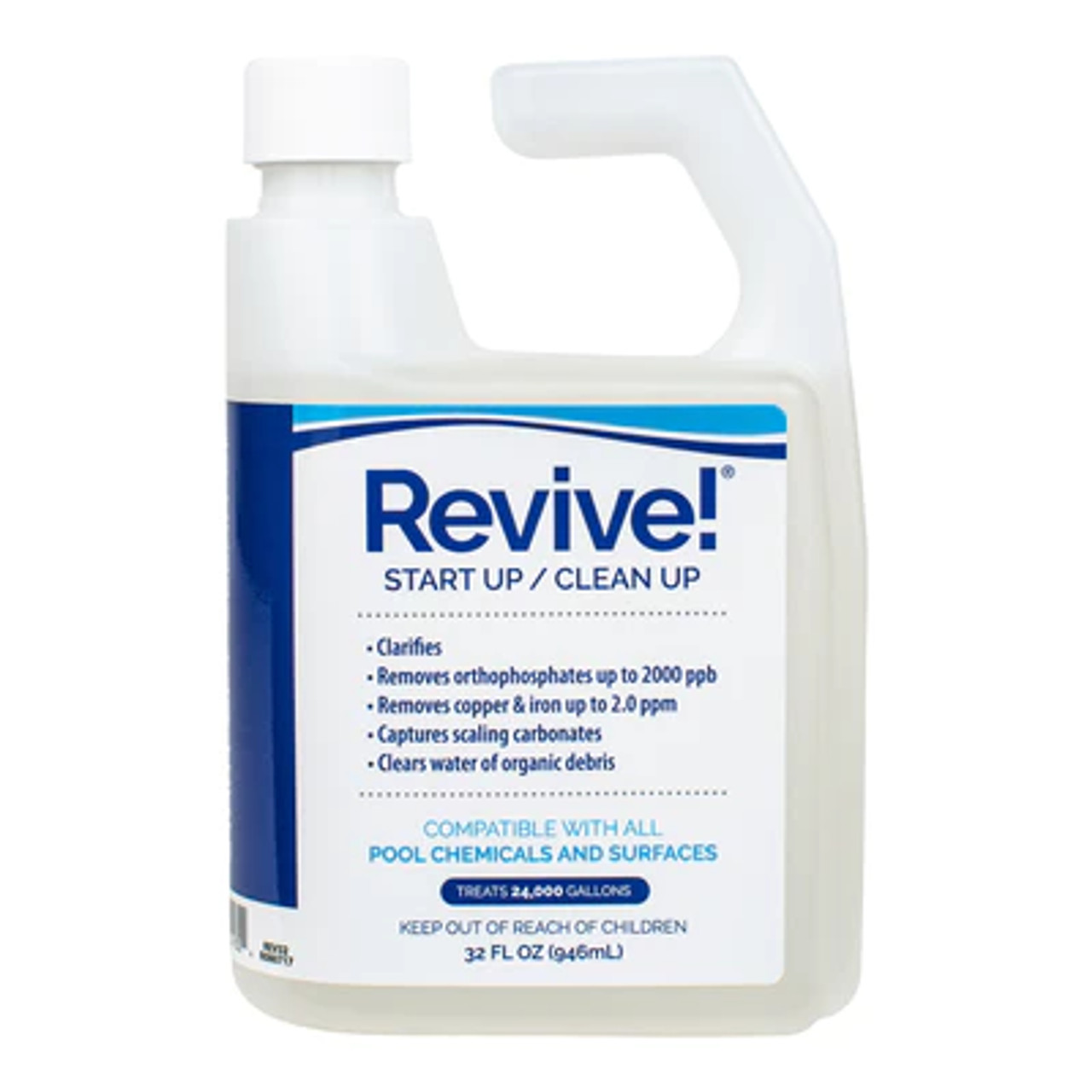 REVIVE! Swimming Pool Phosphate and Algae Remover 32 Oz