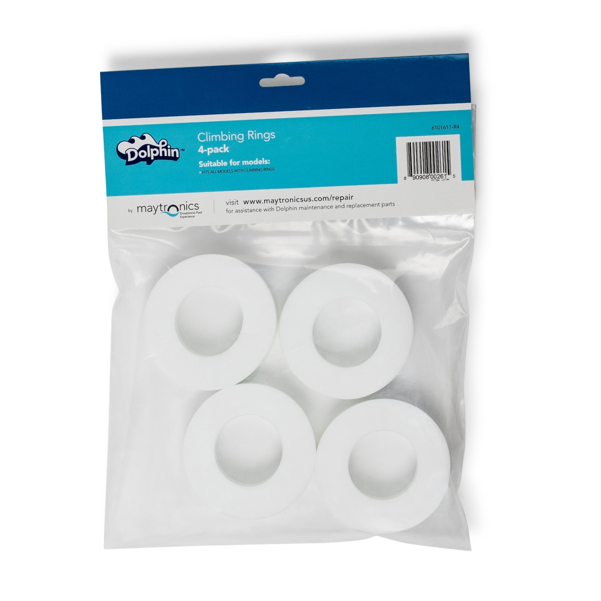 Maytronics Dolphin Foam Climbing Rings, Pack of 4, 6101611-R4 - EZ