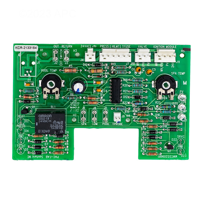 Pentair Minimax Electronic Thermostat Circuit Breaker Board