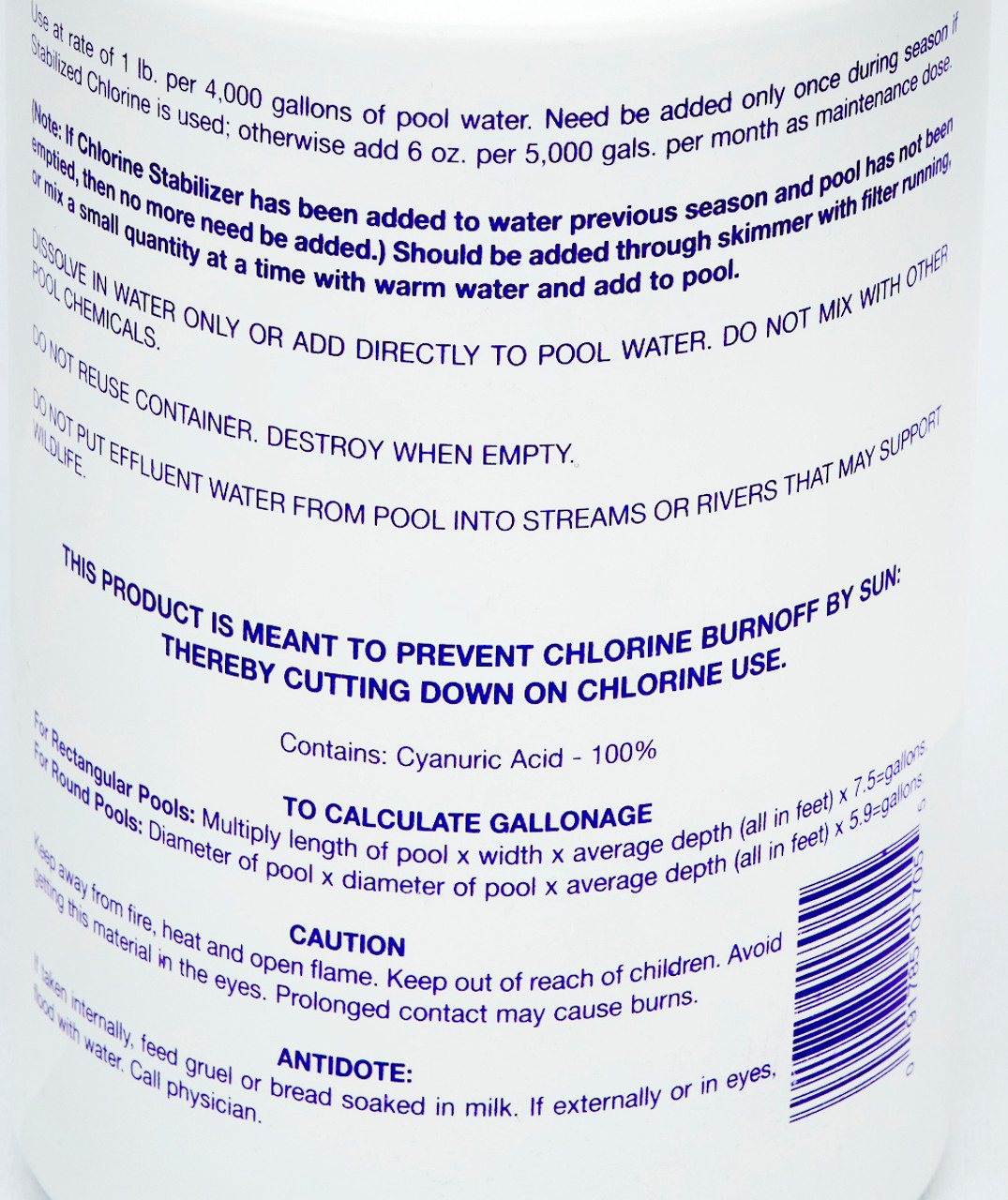 OnGuard Chlorine Stabilizer 4lb., P1700501 EZ Pool & Spa Supply