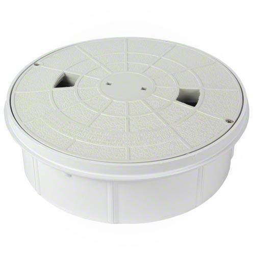 Pentair Bermuda Skimmer Lid & Deck Ring, White, 516254 - EZ Pool