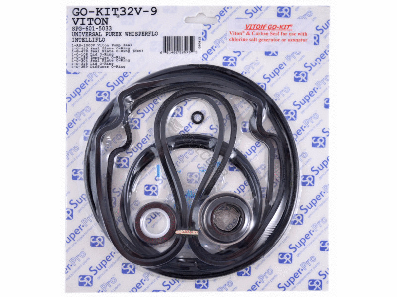 Viton Purex Whisperflo Pump Seal Kit GO-KIT32V-9 - EZ Pool & Spa