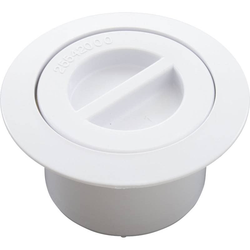 CMP White Volleyball Flange & Flush Cap, 25571-000-000 - EZ Pool