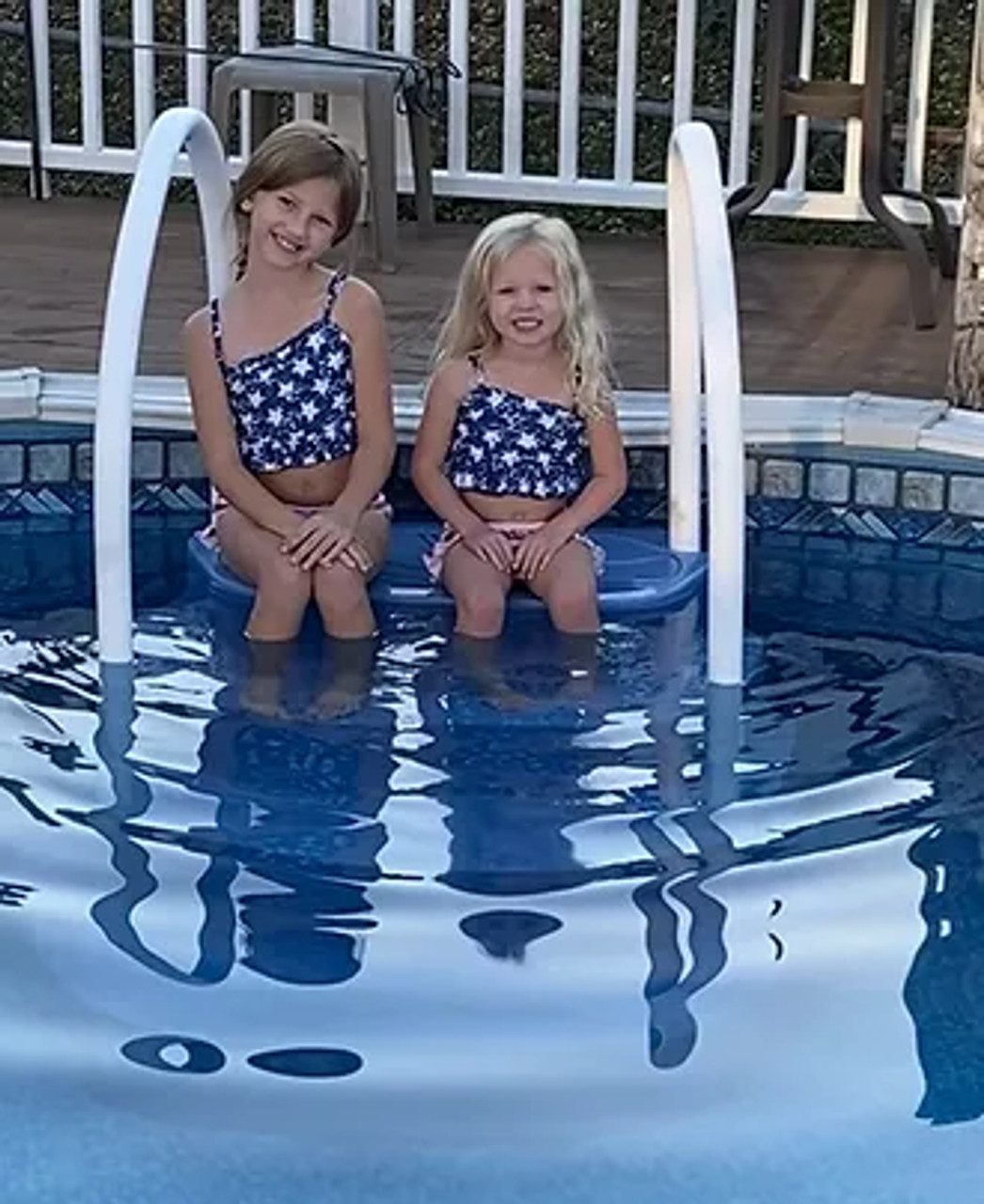 Merlin Industries "The King" Aqua Staircase For Above Ground Pools, 30125 EZ Pool & Spa Supply