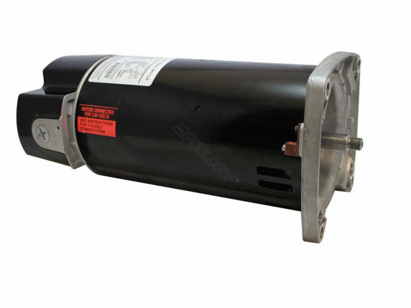 Nidec Aqua-Shield Square Flange Motor 115/230 V 1.65 HP 48 Frame 1