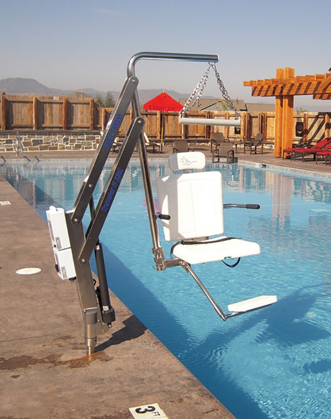 Spectrum Traveler II Pool Lift - 500 Pound Capacity - No Anchor
