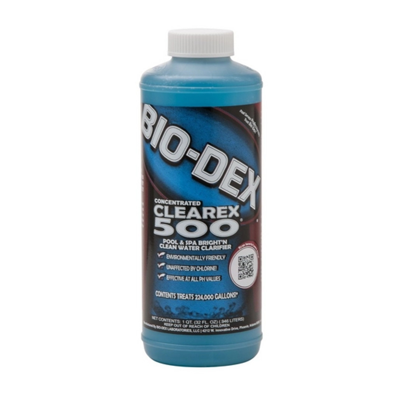 Bio-Dex Clearex 500 Clarifier 32 Oz., CX532 - EZ Pool & Spa