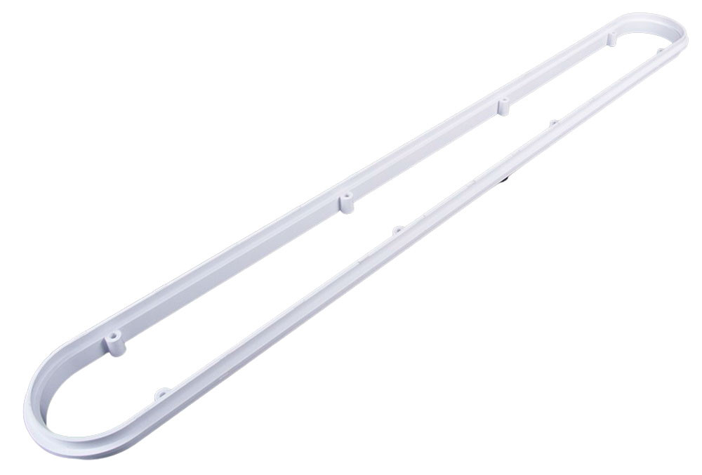 Custom Molded Products Channel Drain Extension Collar, White 25506
