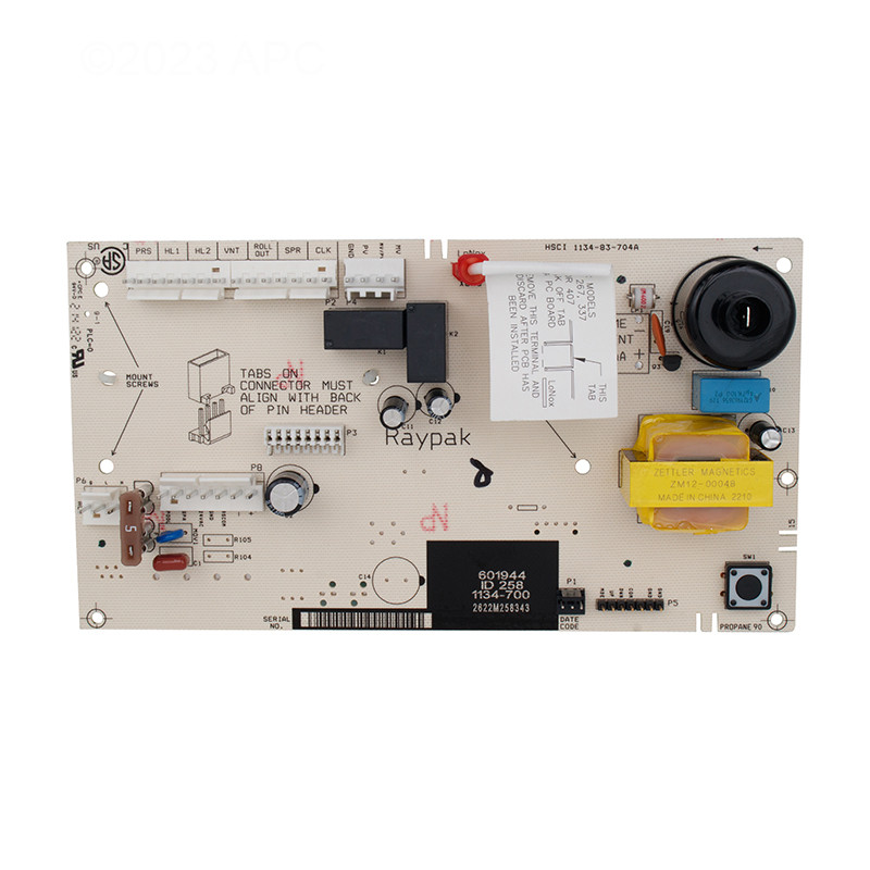 Raypak Kit-PC 3-Wire Board Controller IID for 206A-408 Pool