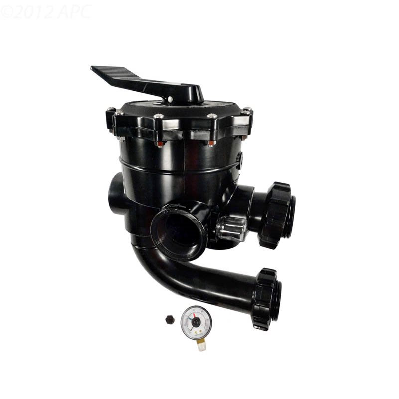 Hayward Mehrwegeventil SP0715X62E – 2 Zoll Anschluss, Für Sandfilter, Schwarz, Ersatzventil