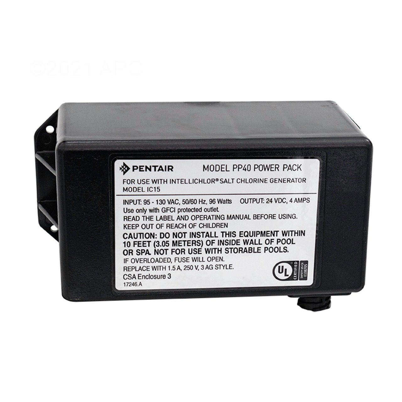 Pentair Intellichlor IC15 Salt Chlorine Generator Transformer 115V