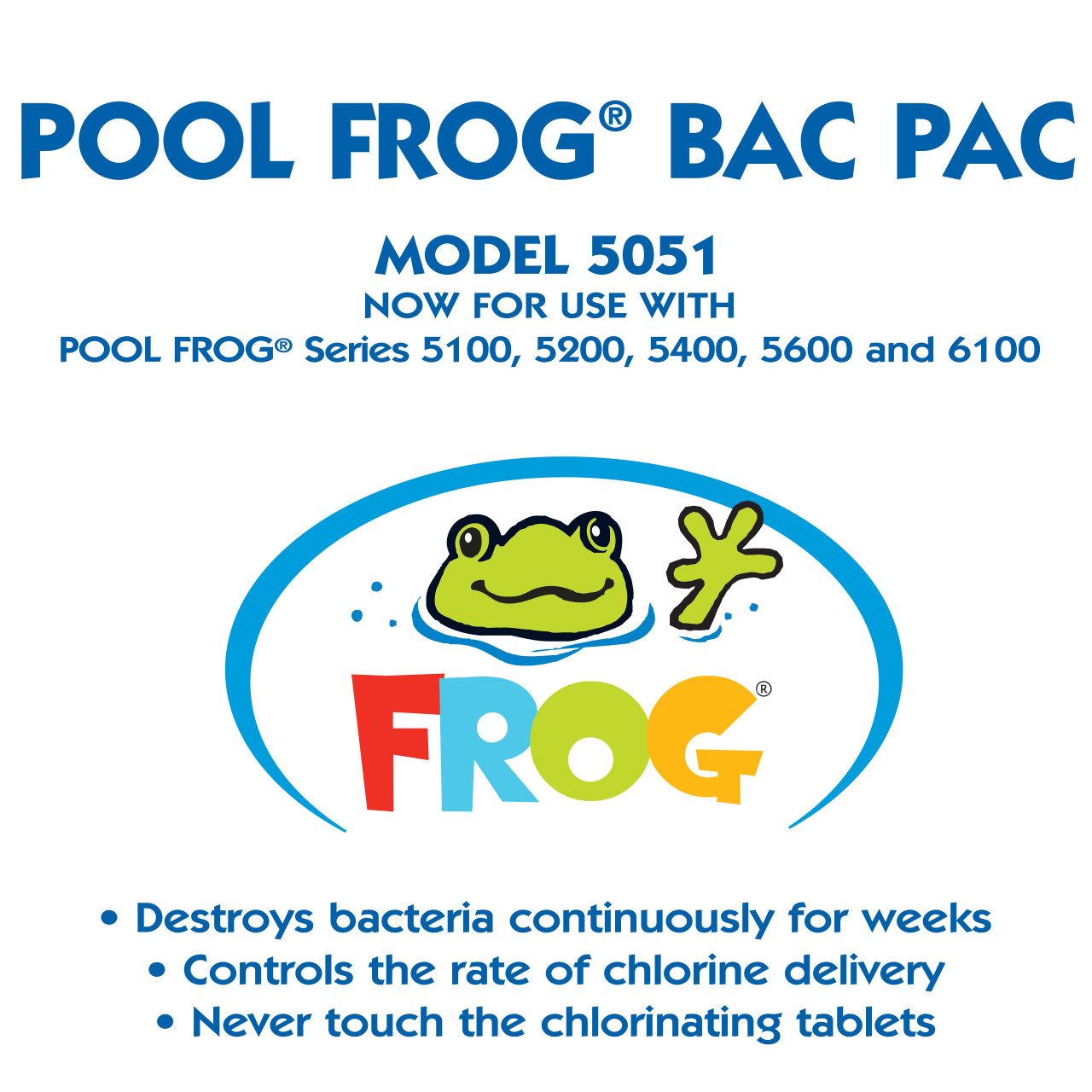 Pool Frog Bac Pac Model 5051, 01-03-5880 - EZ Pool & Spa Supply