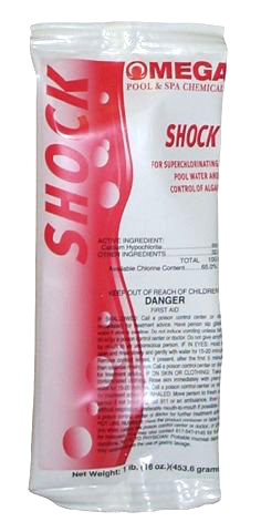 Omega 68% Calhypo 1 Lb. Shock, OMGQ24EACH | E-Z Test Pool Supplies -  Trusted Since 1989
