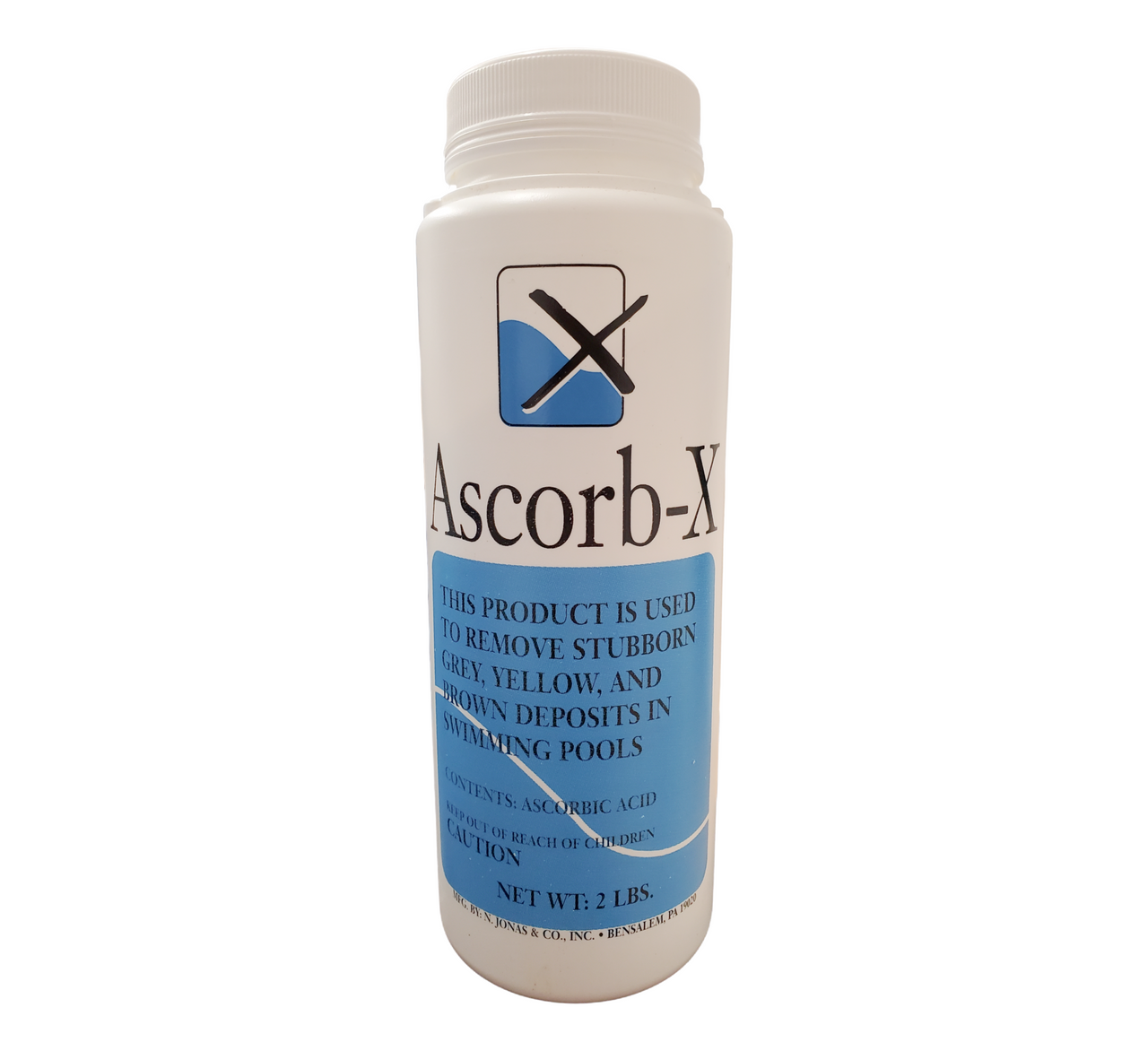 AscorbX Stain Remover 2 Lb, 61002 EZ Test Pool Supplies