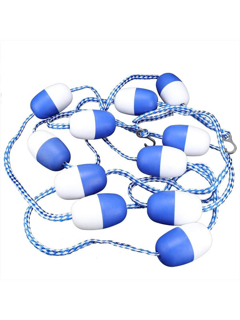 PoolStyle Blue/White 20' Rope & Float Kit, K675CBX/SCP1 (PSL-42