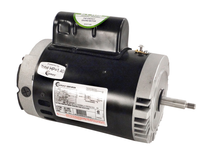 Century E-Plus Full-Rated Pool and Spa Pump 1 HP, 3450 RPM, 115/208-230 ...