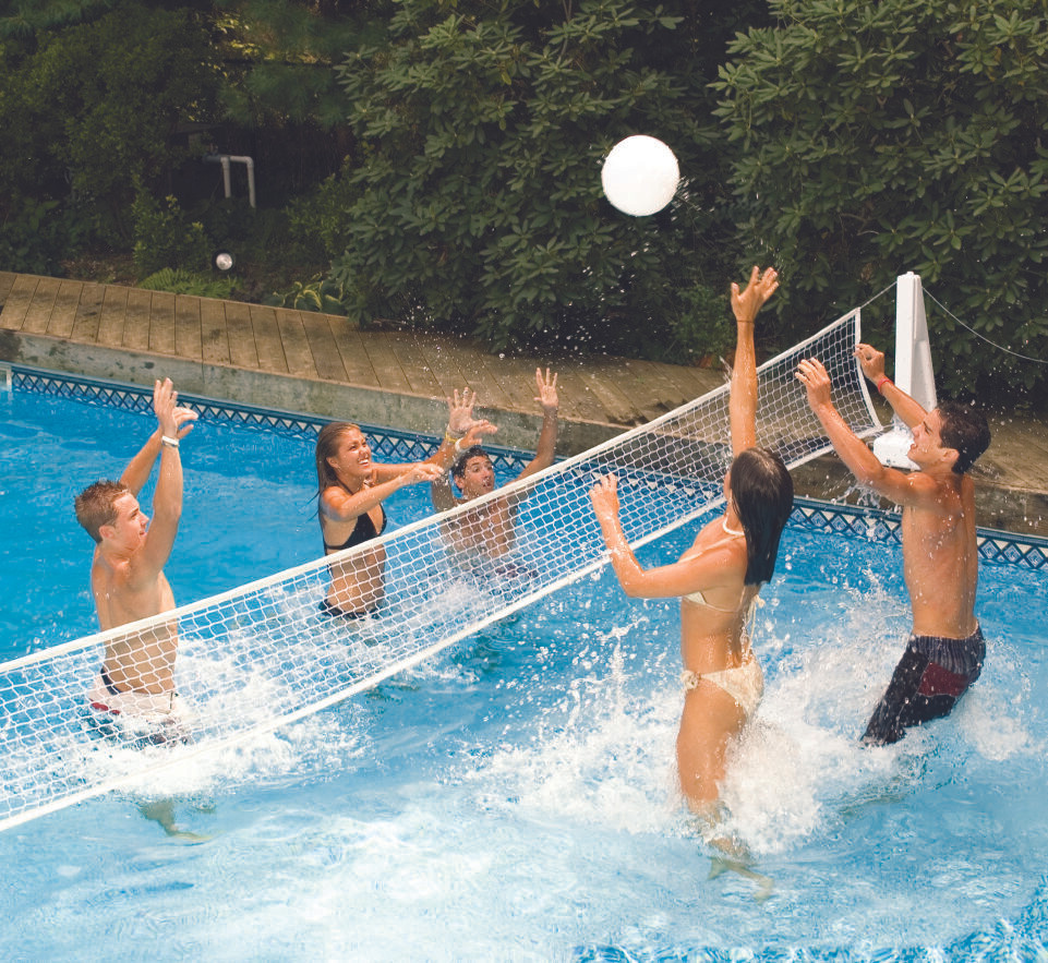 Swimline Pool Jam Inground V-Ball/B-Ball Combo, 9190M - EZ Pool & Spa ...